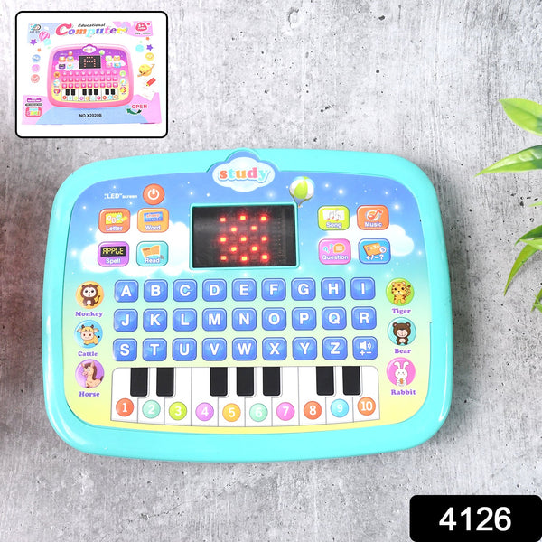 Learning Educational Computer Kids Piano Laptop with LED Screen & Music
