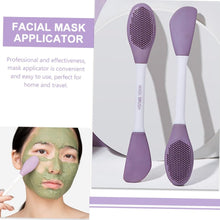 Double-Headed Silicone Mask Brush – Facial Cleansing & Mask Application Tool (1 Pc)