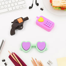 Fancy Colorful Eraser Set for Kids’ Parties & School (1 Set, Mixed Design)