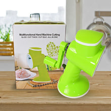 6 in 1 Multi functional Vegetable Cutter & Slicer Hand Machine Cutting, Slice, Cut Thick, Cut Silk All in one โVegetable Chopper Cutter & Slicing Cutter Barrel - Vegetable Grater with 6 Removable Blades
