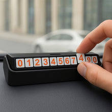 Temporary Car Parking Mobile Number Display with Magnetic Numbers Stickers (1Pc)