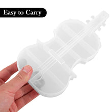 Violin Shape Plastic Storage Box (1 Pc)
