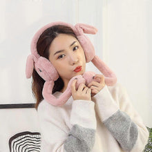 Cute Jumping Rabbit Ear Plush Winter Earmuffs (1 Pc)