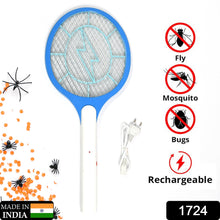 Rechargeable Mosquito Killer Racket – Handheld Electric Fly Swatter with Cable (Quality Assured, with cable)