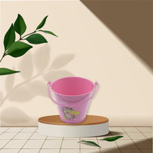 Small Metal Bucket for Plants & Decor (1 Pc, With Handle)