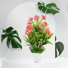 Wild Artificial Flower Plant for Home & Office Decor (1 Pc, Cute Pot)
