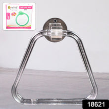 Unbreakable Abs Square Towel Ring Wall Mounted Stand  Holder (1 Pc)