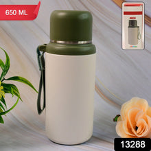 Stainless Steel Mug / Bottle Vacuum Insulated Cup With Handle, Small Cup & Straw (650 ML)