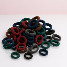 Small Hairbands Bands for Hair Rubber Bands (Pack of 100 / Multicolour), Hair accessories